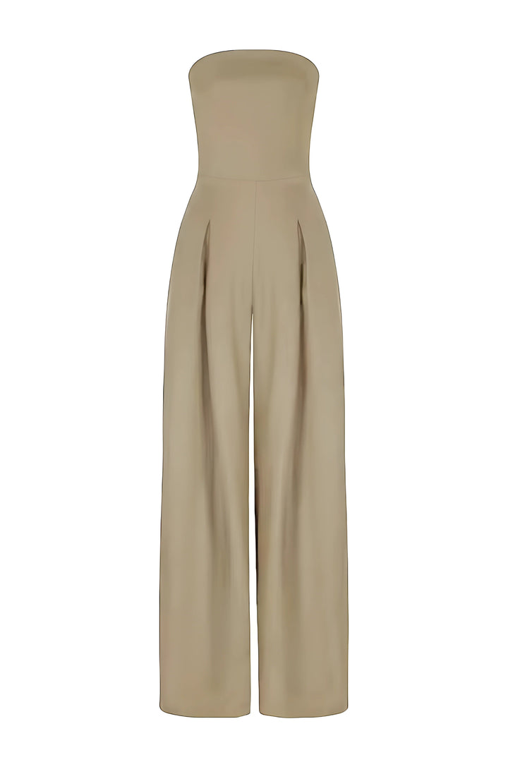 Strapless Jumpsuit med Korset Look til Damer