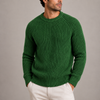 Men's Fisherman Rib Knit Sweater