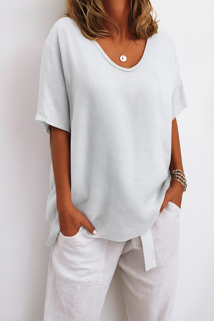 T-Shirt i Bomuld til Damer