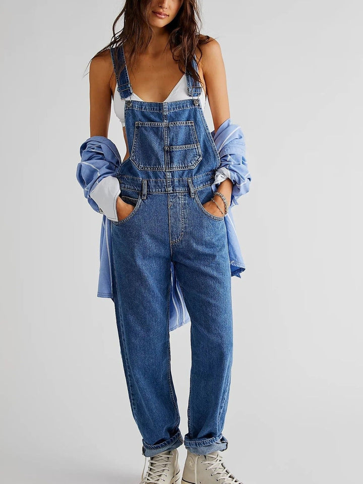Store Denim Overalls til Damer