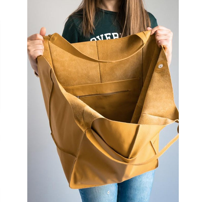 Overdimensioneret Vintage Skuldertaske