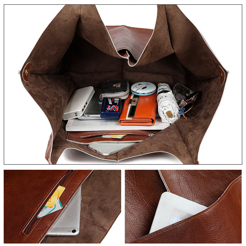 Overdimensioneret Vintage Skuldertaske