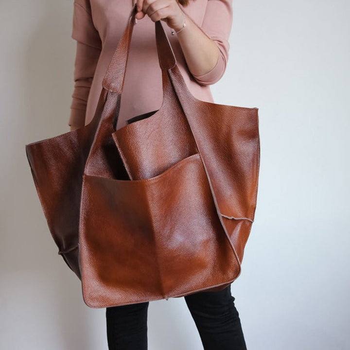 Overdimensioneret Vintage Skuldertaske