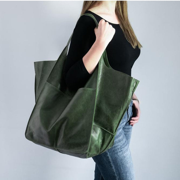 Overdimensioneret Vintage Skuldertaske