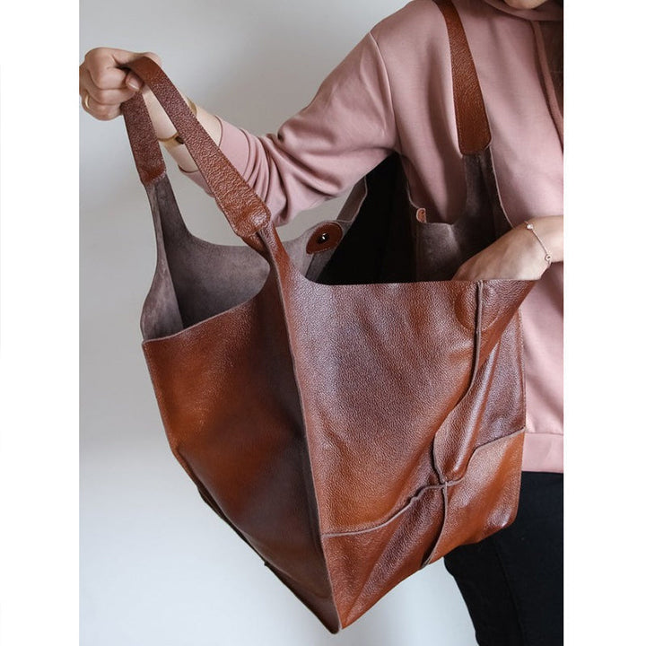 Overdimensioneret Vintage Skuldertaske