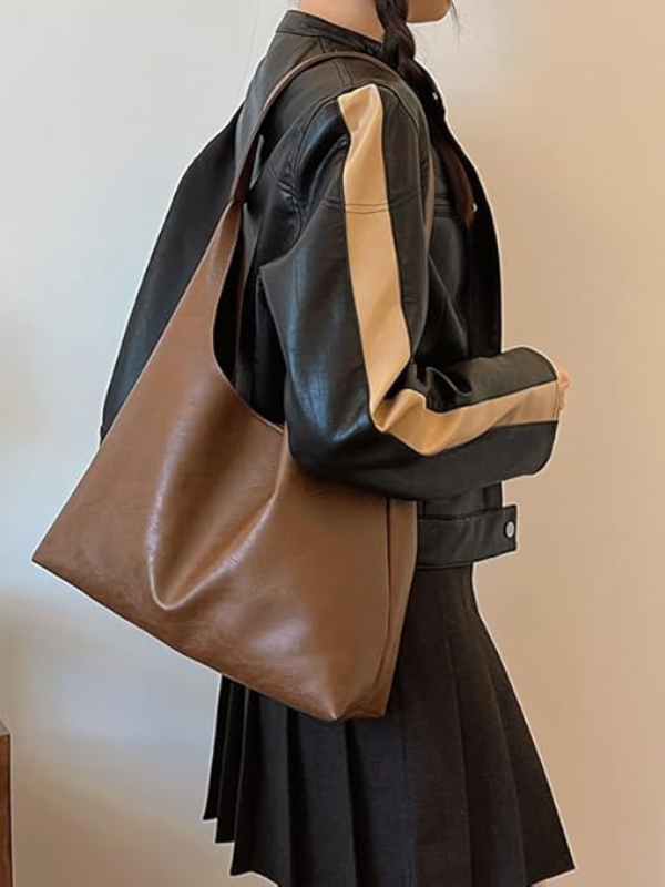 Shopper Taske Til Kvinder I Stilrent Læderlook