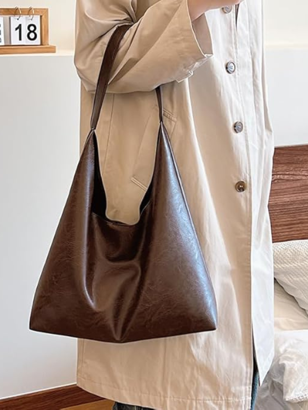 Shopper Taske Til Kvinder I Stilrent Læderlook
