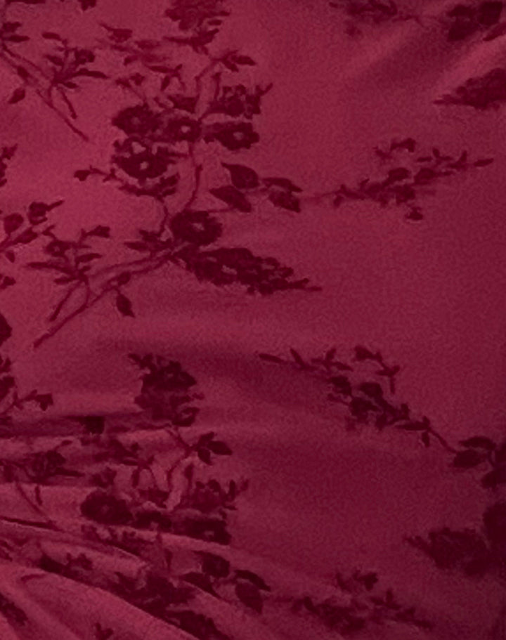Kort Meshkjole med Lange Ærmer og Blomsterprint