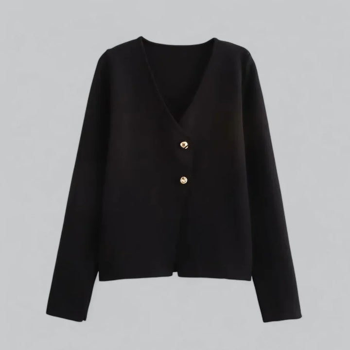 Minimal forårs cardigan med knapper til kvinder