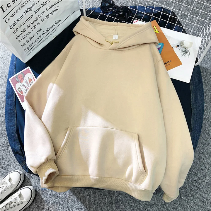 Klassisk Hoodie I Enkelt Design