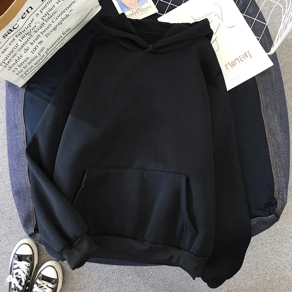 Klassisk Hoodie I Enkelt Design