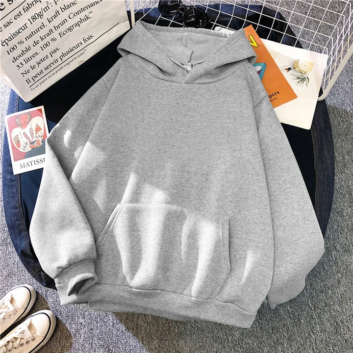 Klassisk Hoodie I Enkelt Design