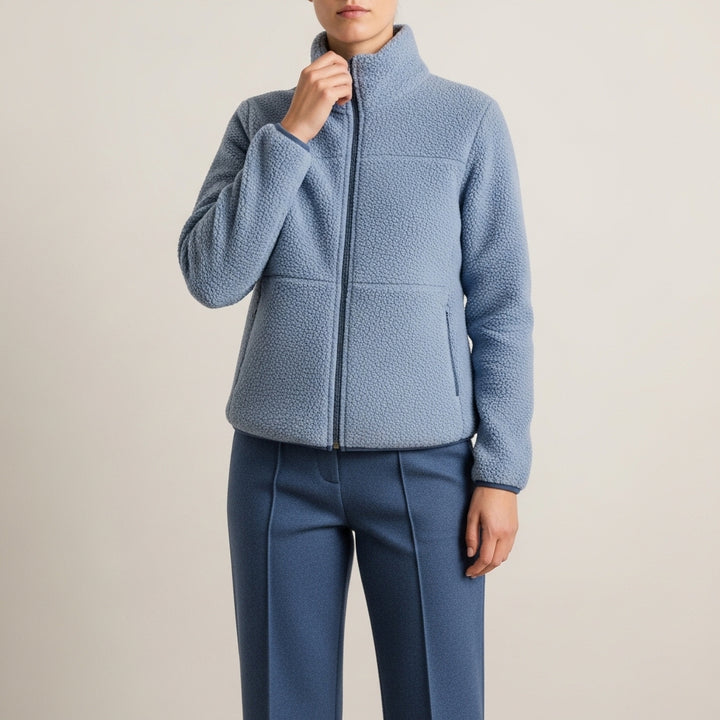 Striktrøje til kvinder med tekstureret look