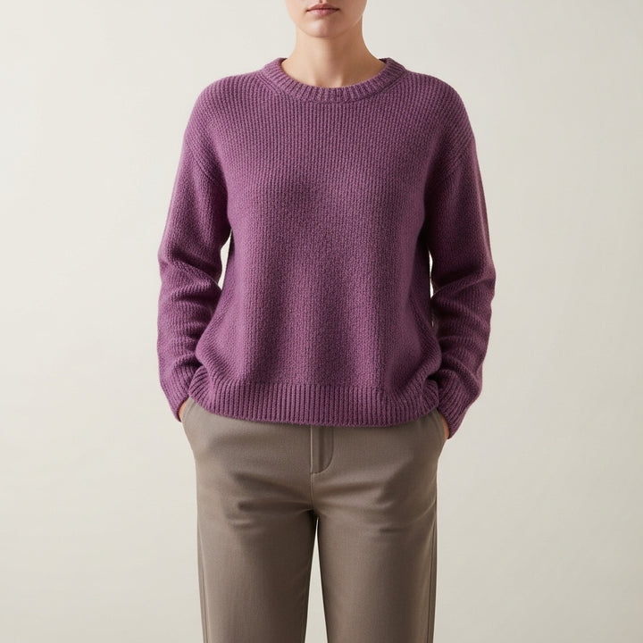 Langærmet hyggestrik til kvinder