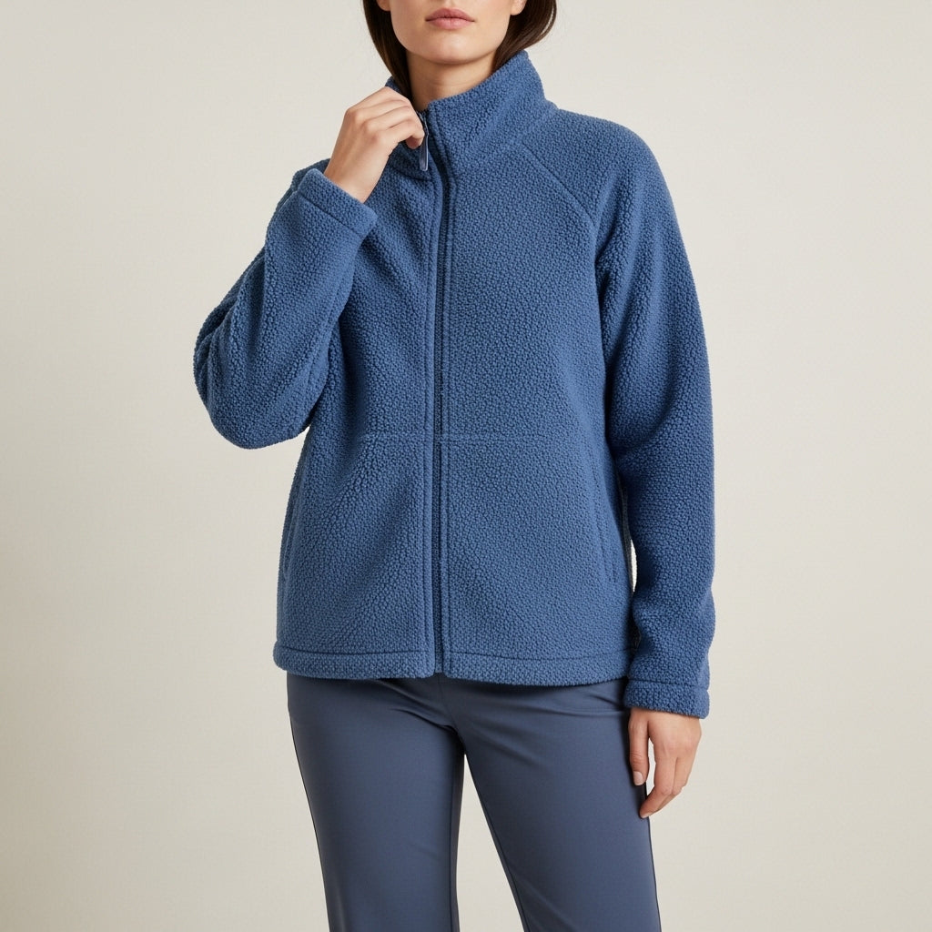 Striktrøje til kvinder med tekstureret look