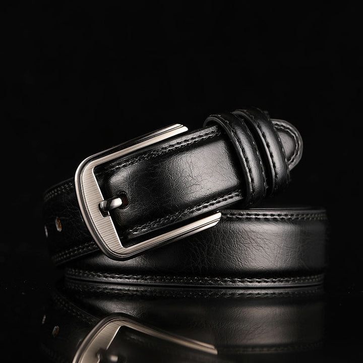 Men's Adjustable Pin Buckle Dress Belt