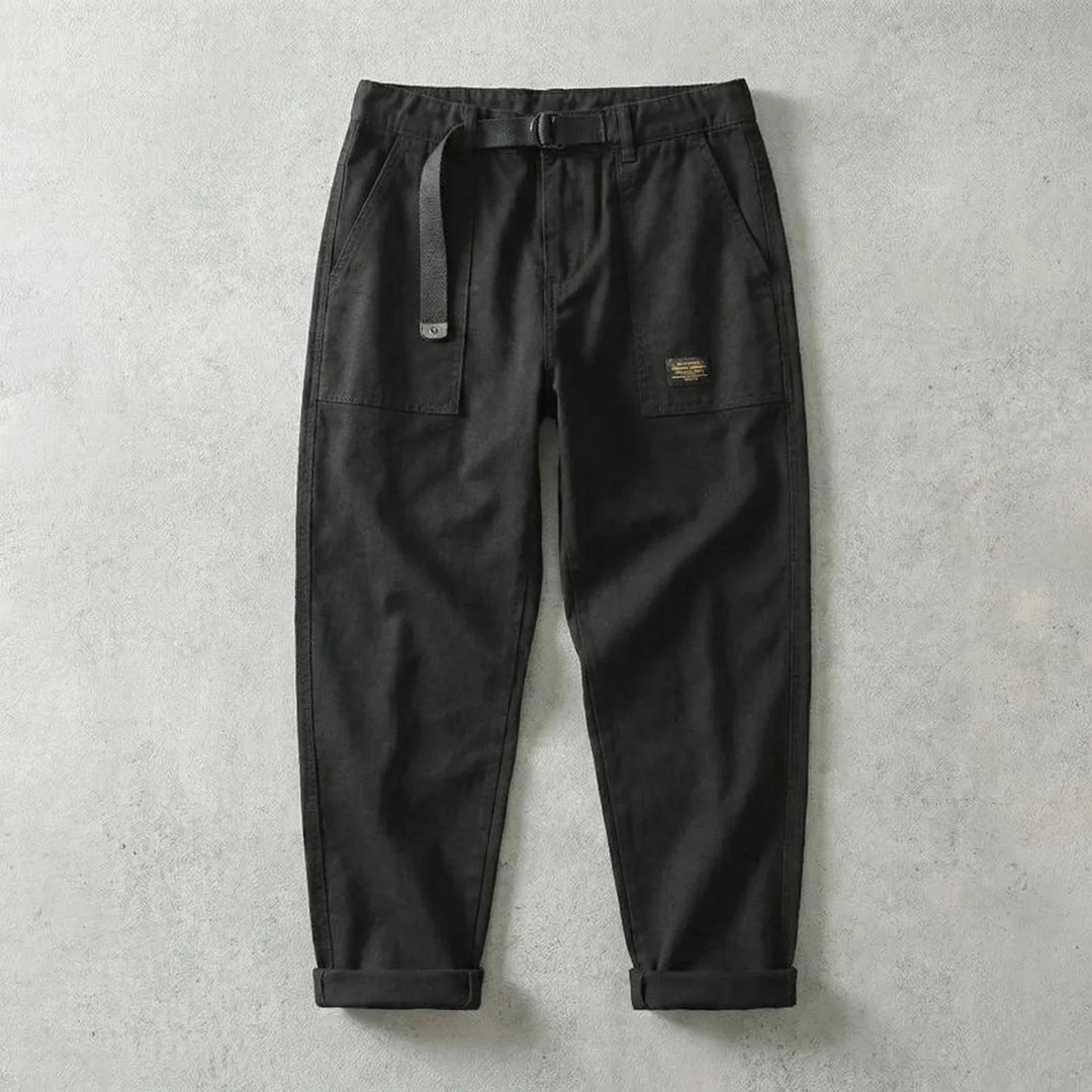 Men's Belted Cargo Trousers