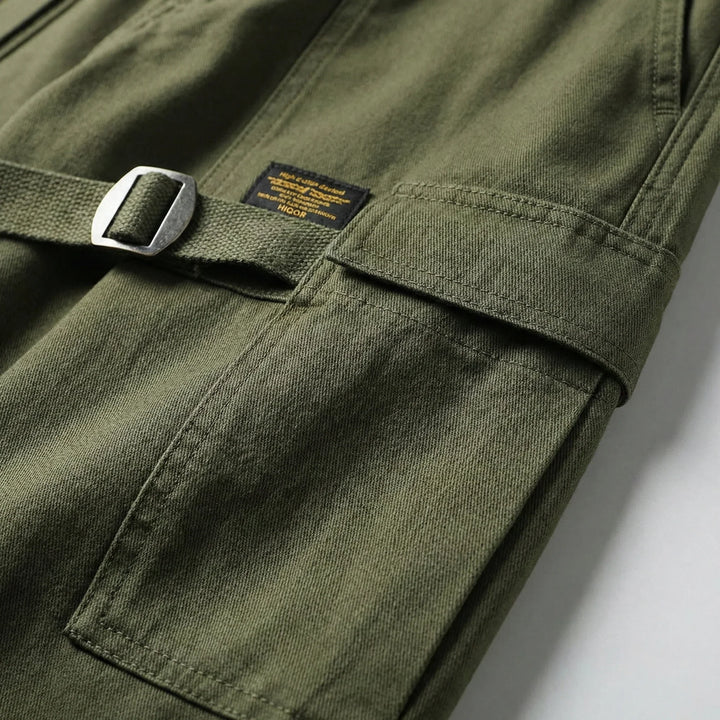 Men's Belted Cargo Trousers