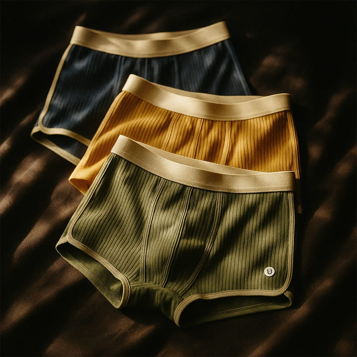 Men's Boxer Briefs With Contoured Pouch
