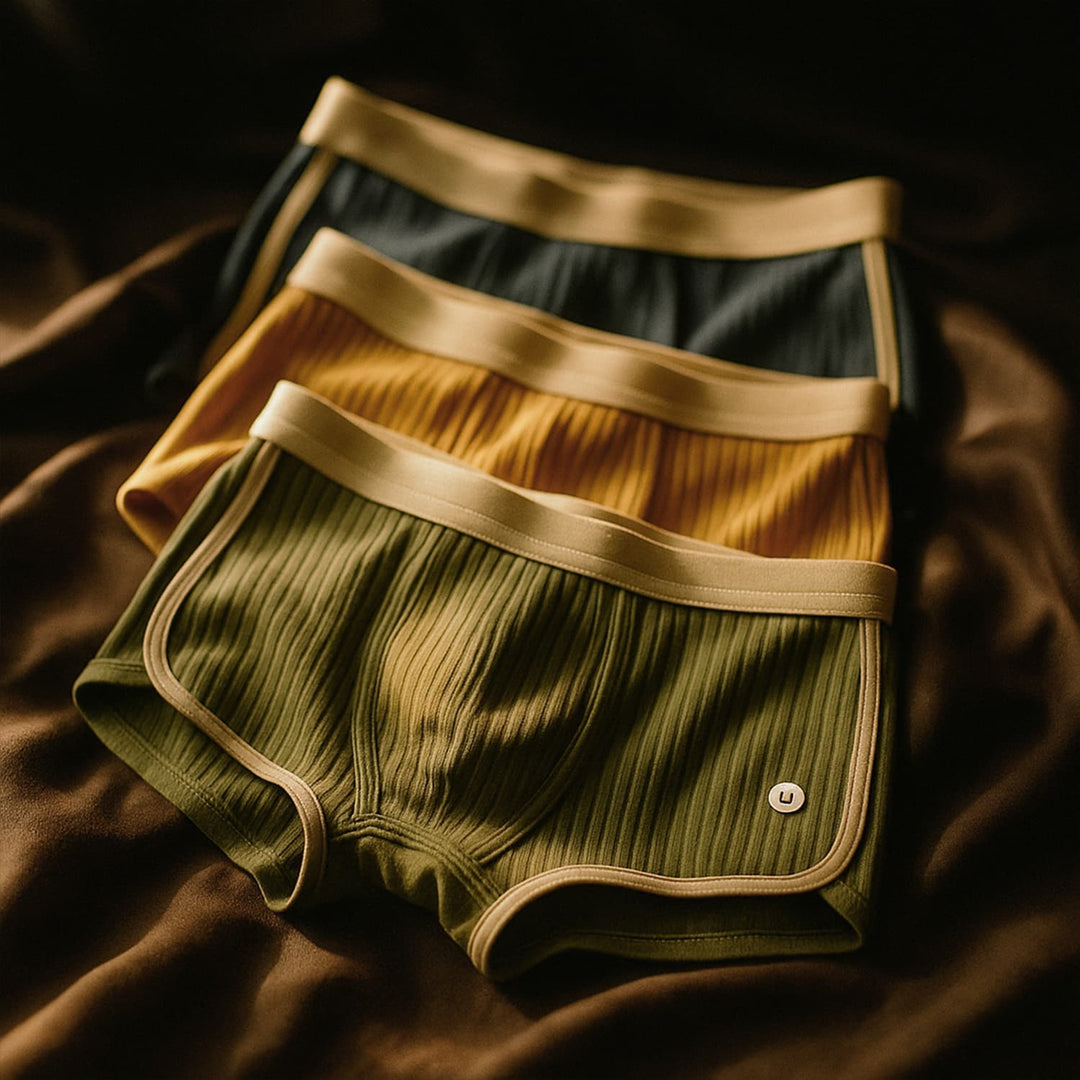 Men's Boxer Briefs With Contoured Pouch