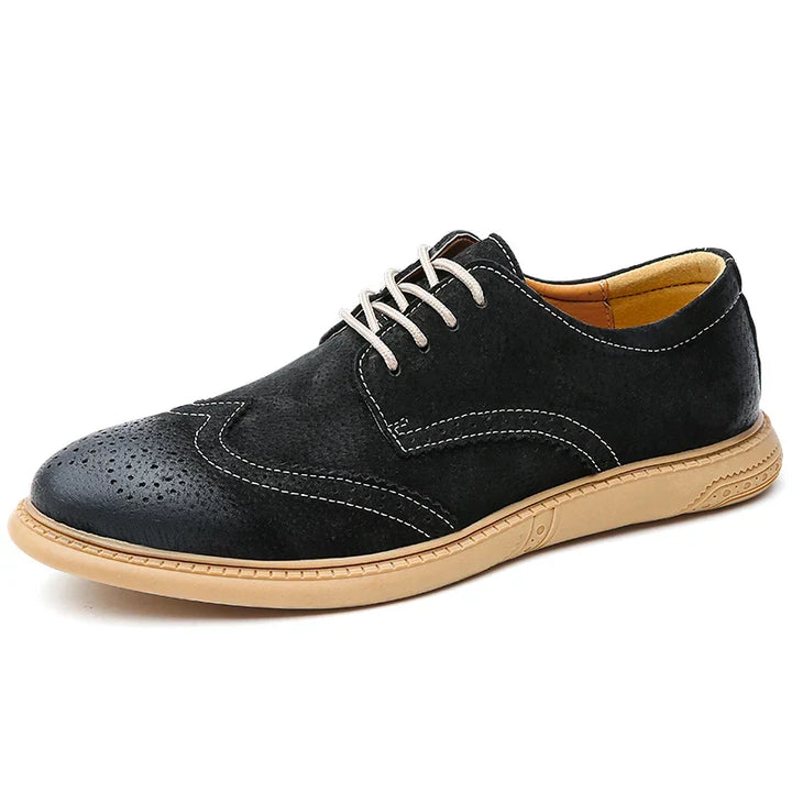 Men's Brogue Lace-Up Shoes