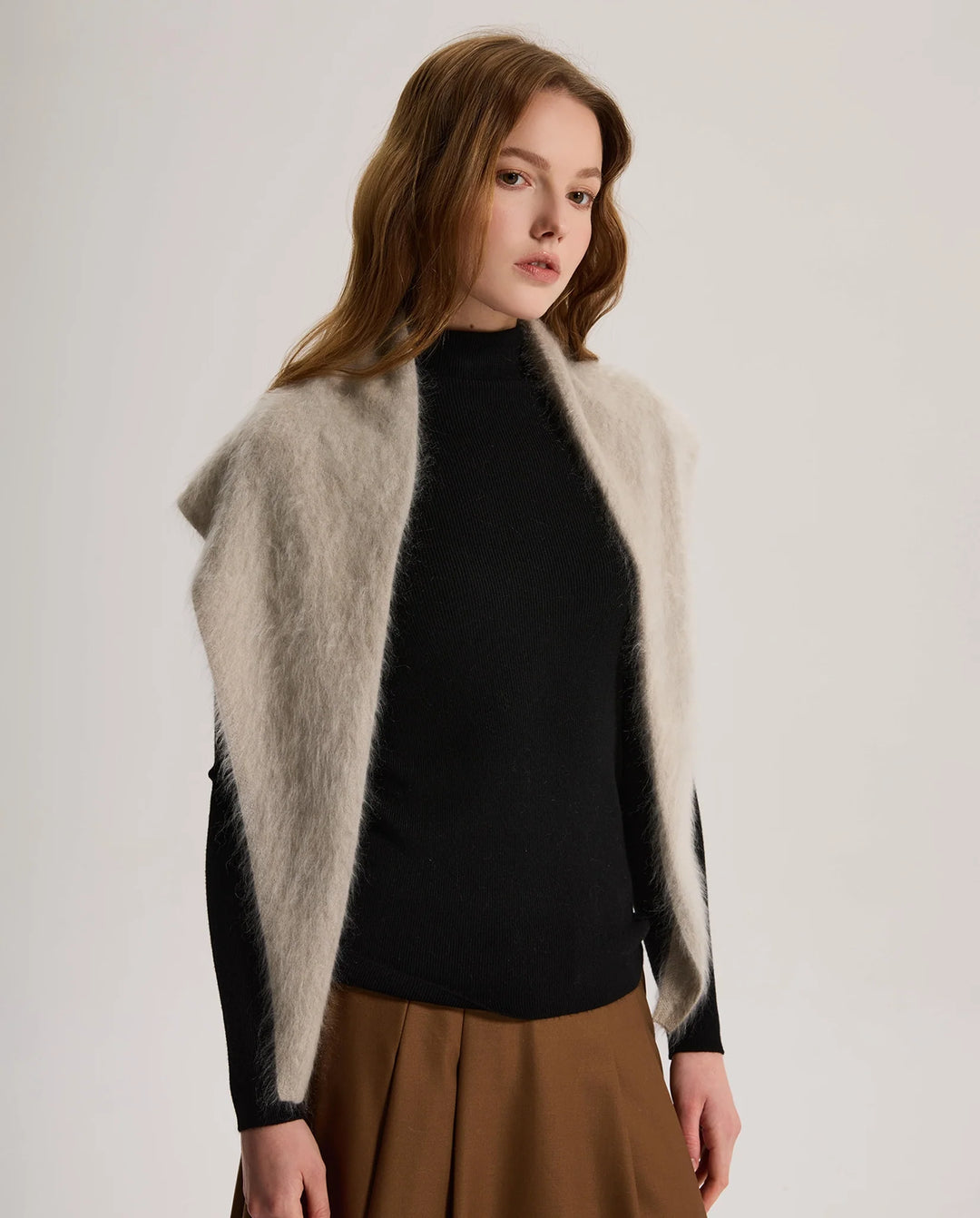 Women's Brushed Triangle Scarf