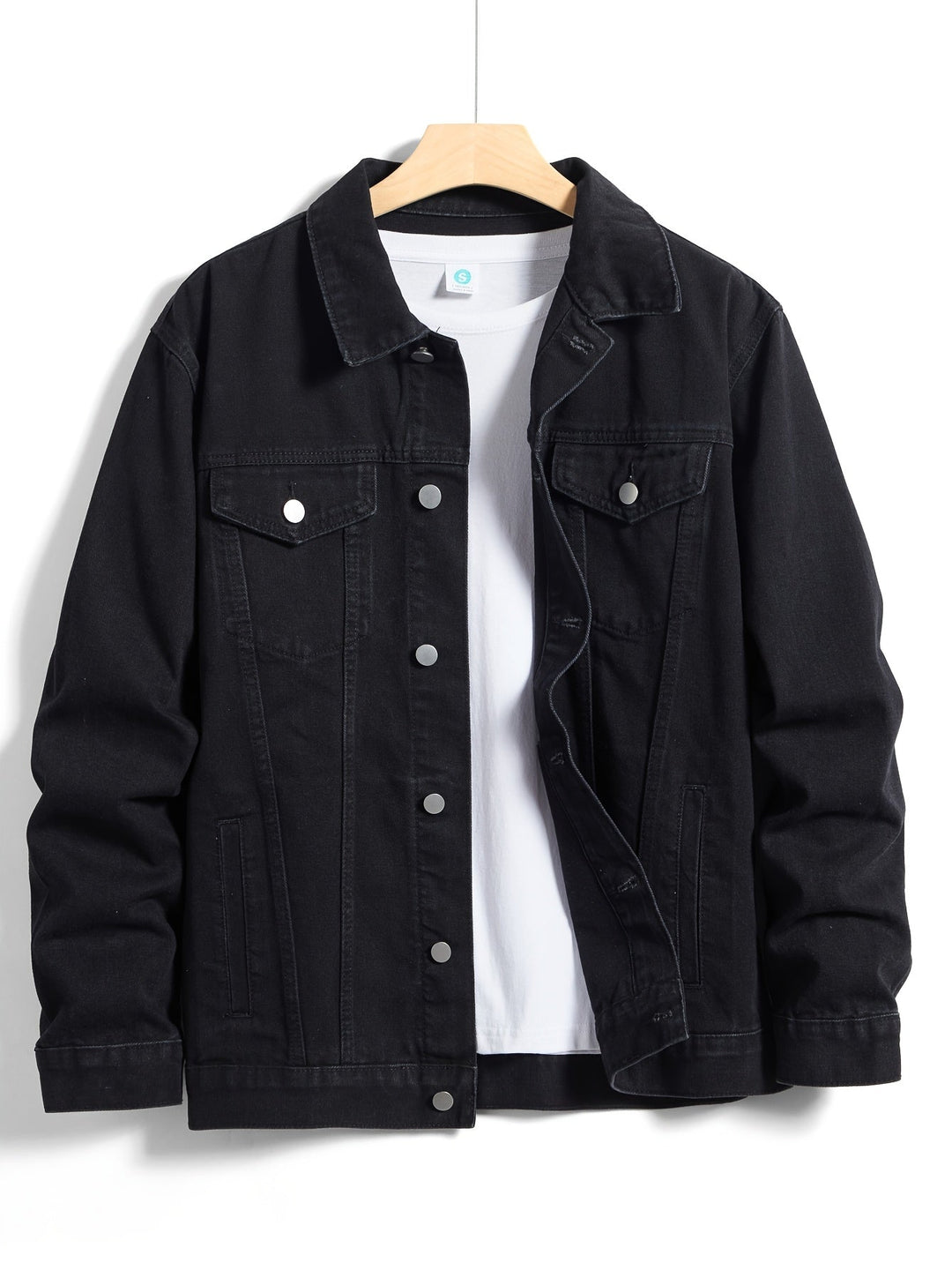 Men's Button-Front Denim Jacket