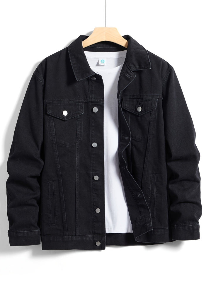 Men's Button-Front Denim Jacket