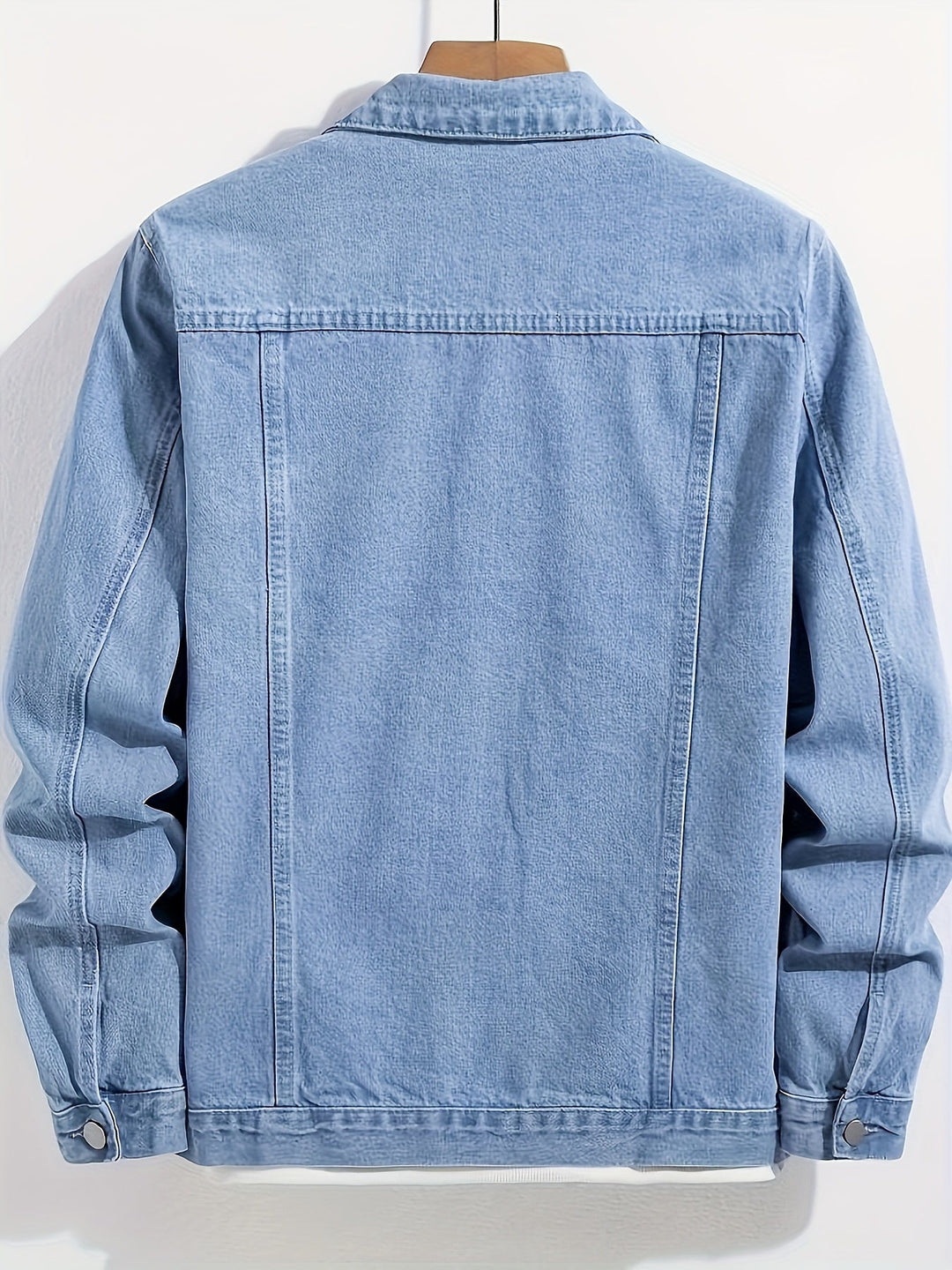 Men's Button-Front Denim Jacket