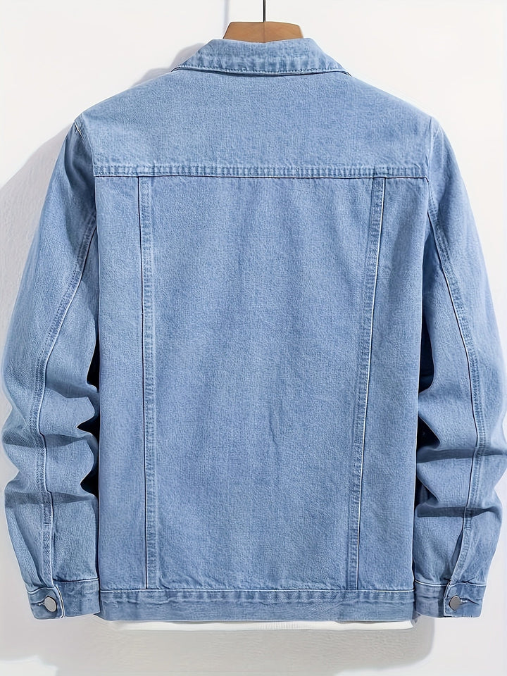 Men's Button-Front Denim Jacket