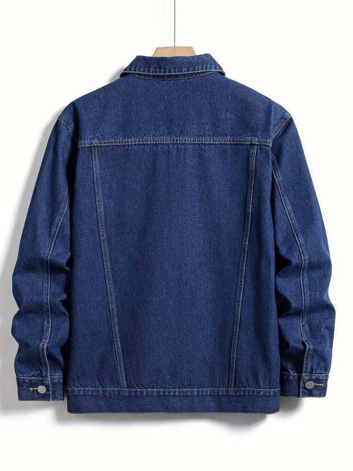 Men's Button-Front Denim Jacket