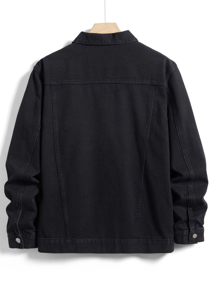 Men's Button-Front Denim Jacket