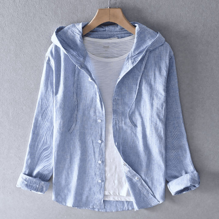 Men's Button-Front Hoodie