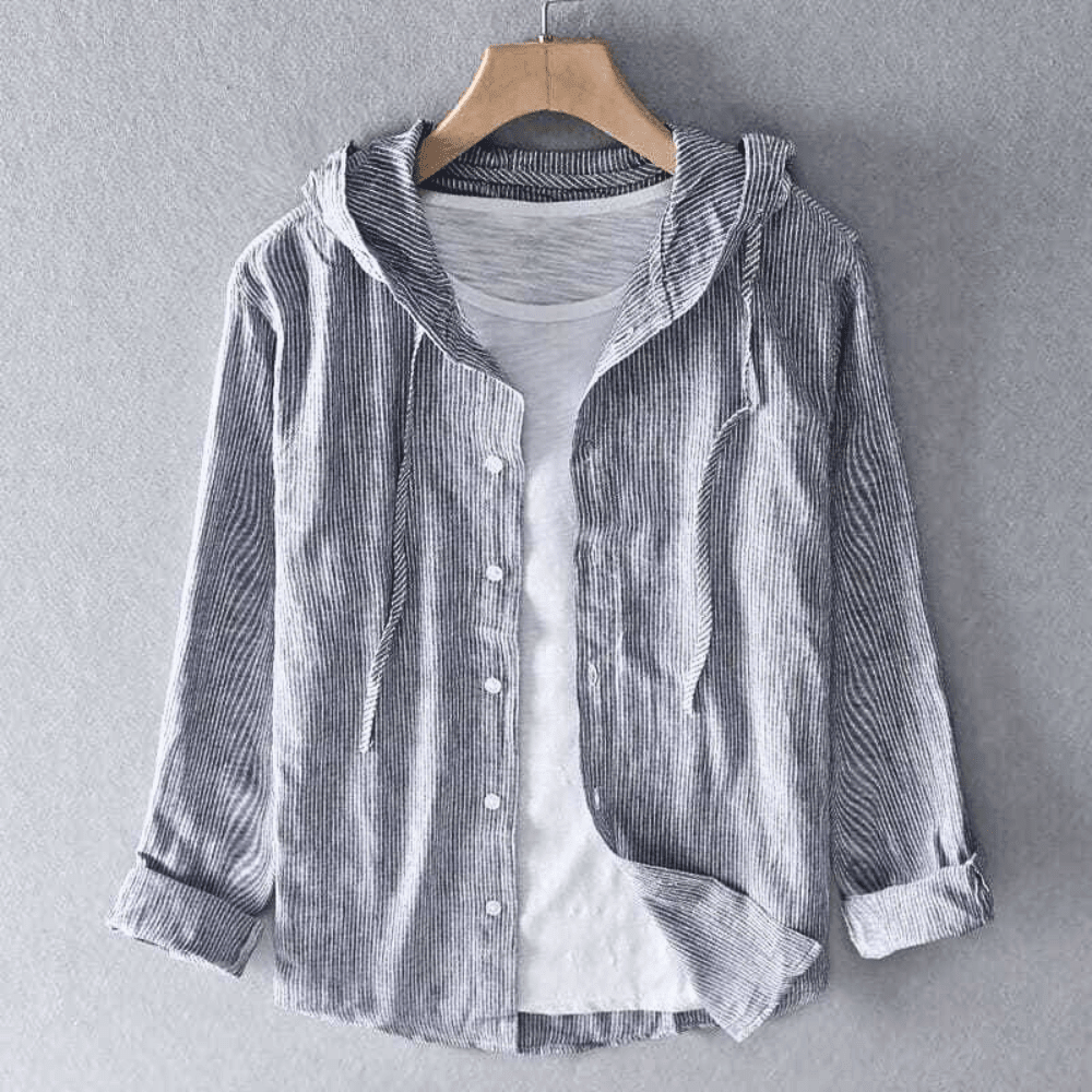 Men's Button-Front Hoodie