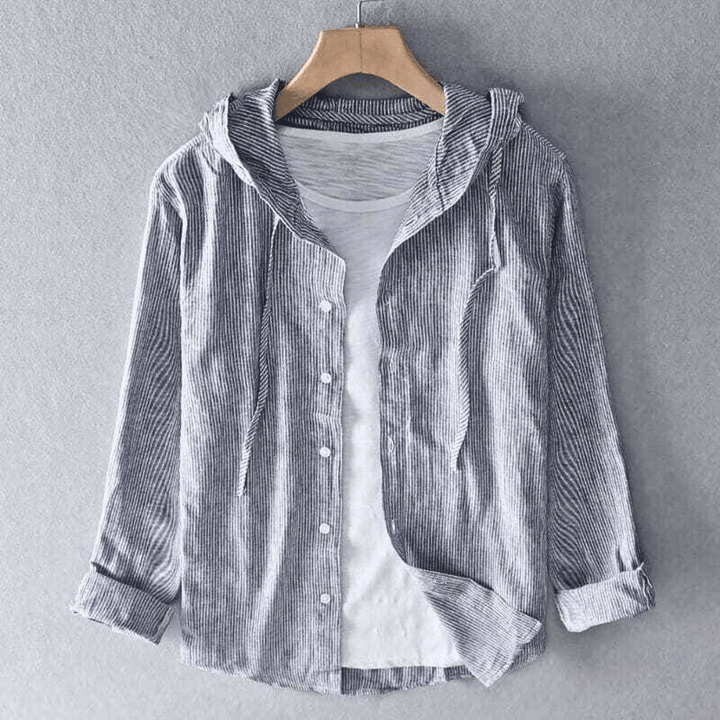 Men's Button-Front Hoodie