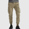Men's Cargo Jogger Trousers With Cuffed Ankle Hems