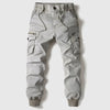 Men's Cargo Jogger Trousers With Cuffed Ankle Hems