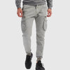 Men's Cargo Jogger Trousers With Cuffed Ankle Hems