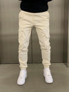 Men's Cargo Jogger Trousers with Elastic Waist