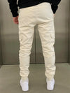 Men's Cargo Jogger Trousers with Elastic Waist