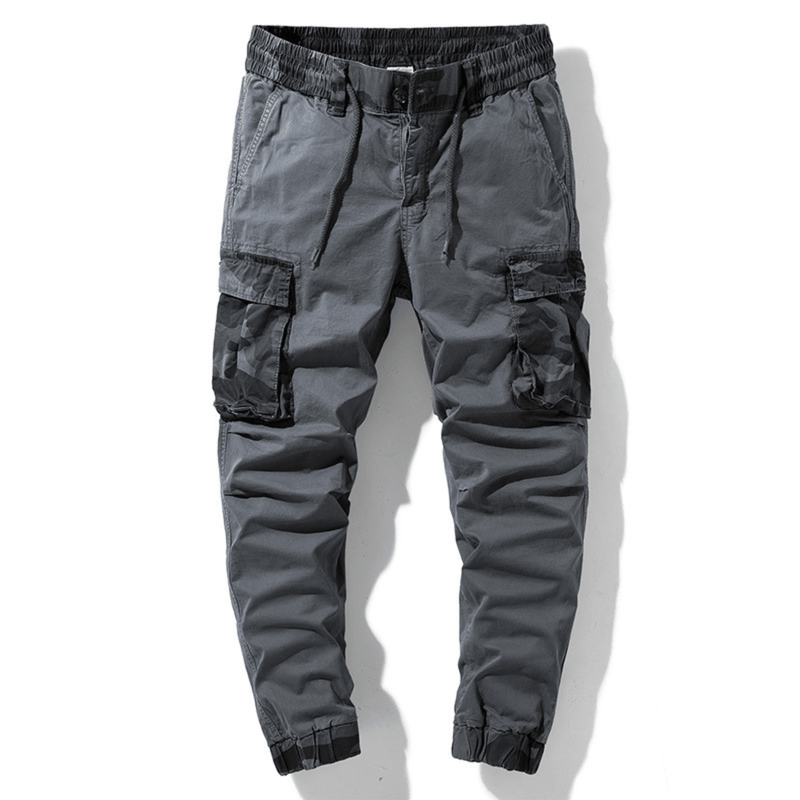 Men's Cargo Joggers with Drawstring Waist