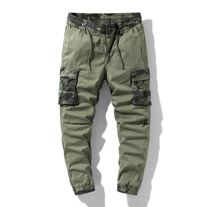 Men's Cargo Joggers with Drawstring Waist