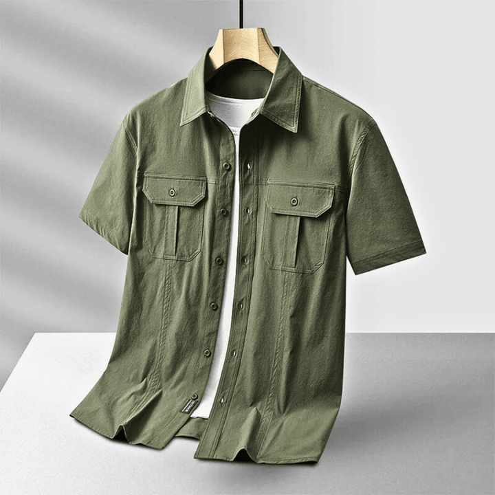 Men's Cargo Shirt With Chest Pockets