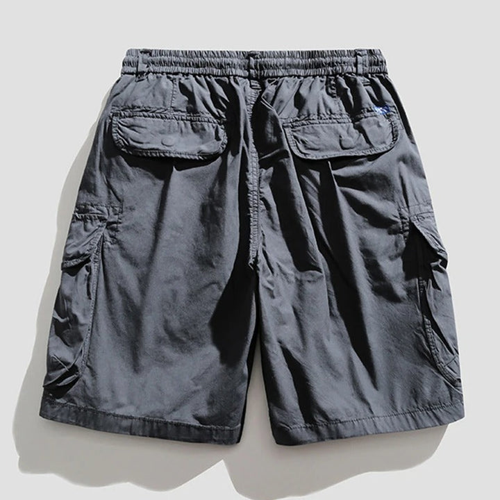 Men's Cargo Shorts with Elasticated Waistband