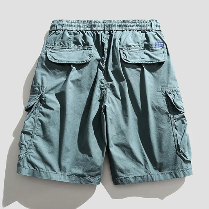 Men's Cargo Shorts with Elasticated Waistband