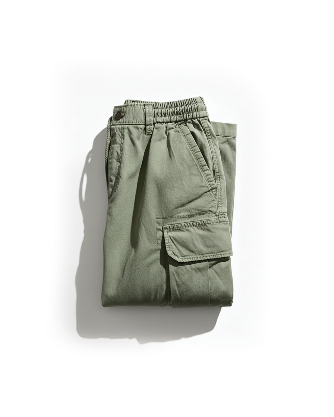 Men's Cargo Shorts with Elasticated Waistband