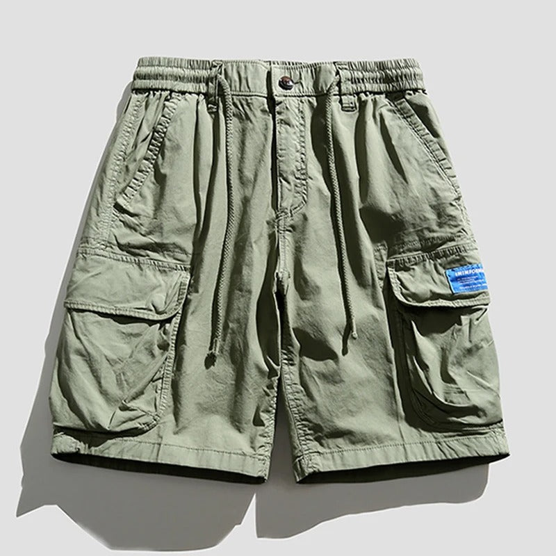 Men's Cargo Shorts with Elasticated Waistband