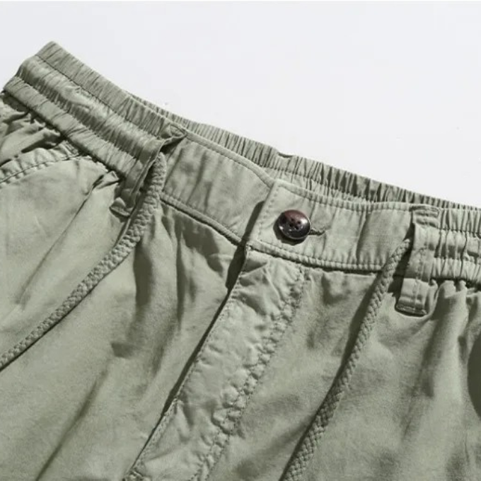 Men's Cargo Shorts with Elasticated Waistband