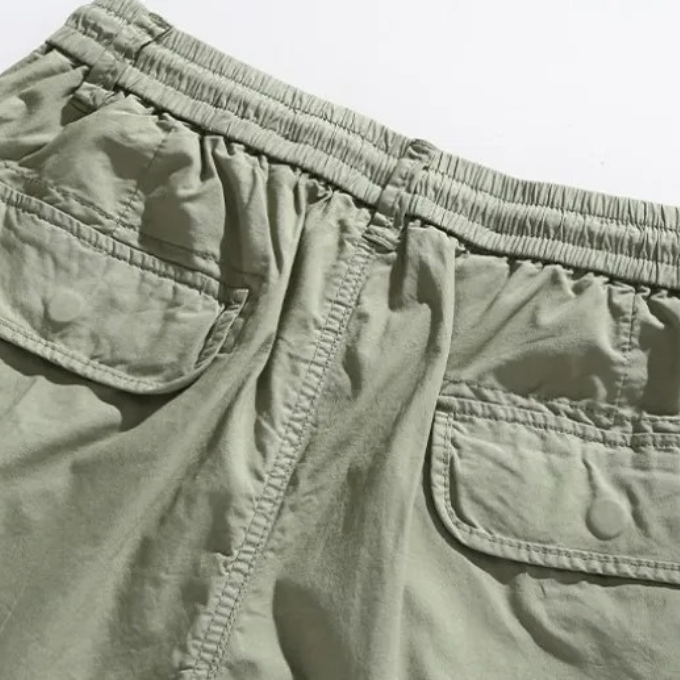 Men's Cargo Shorts with Elasticated Waistband