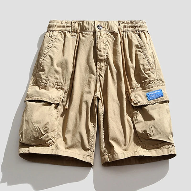 Men's Cargo Shorts with Elasticated Waistband